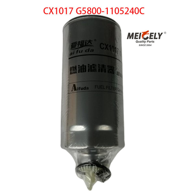 স্টক CX1017 ইঞ্জিন জ্বালানী ফিল্টার G5800-1105240C জন্য VOL-VO ফিল্টার