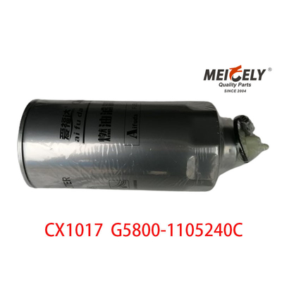 স্টক CX1017 ইঞ্জিন জ্বালানী ফিল্টার G5800-1105240C জন্য VOL-VO ফিল্টার