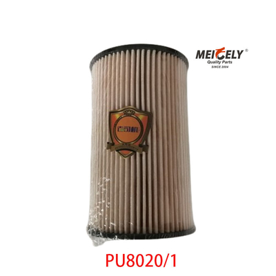সিনোট্রুকের জন্য স্টকের PU8020/1 ট্রাকের খুচরা যন্ত্রাংশ জ্বালানী ফিল্টার উপাদান