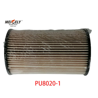 সিনোট্রুকের জন্য স্টকের PU8020/1 ট্রাকের খুচরা যন্ত্রাংশ জ্বালানী ফিল্টার উপাদান