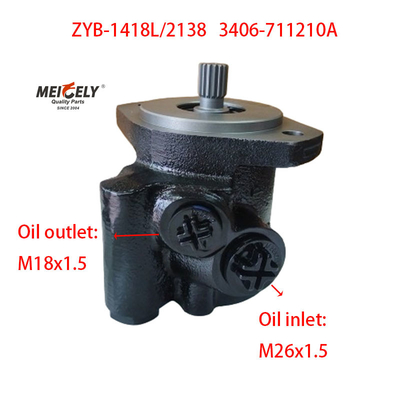 ZYB-1418L/2138 Hongyan ভারী ট্রাকের জন্য সোর্স স্টিয়ারিং পাম্প