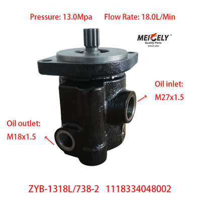 স্টক ZYB-1318L/738-2 ফোটন ওমান ডংফেং পাওয়ার স্টিয়ারিং পাম্প