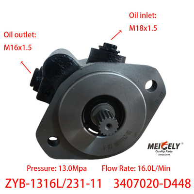 ইঞ্জিন পার্টস ZYB-1316L/231-11 Weichai Deutz পাওয়ার স্টিয়ারিং পাম্প