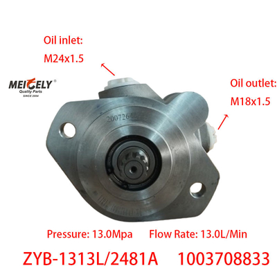 ইয়াংচাই ZYB-1313L/2481A পাওয়ার স্টিয়ারিং পাম্প 1003708833