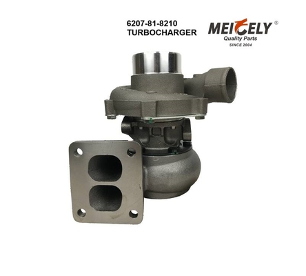 টার্বোচার্জার T04B59 6207-81-8210 Komatsu Excavator PC200-5 এর জন্য S6D95 ইঞ্জিন সহ