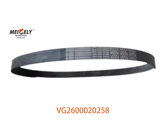 গরম বিক্রয় VG2600020258 HOWO জন্য Alternator বেল্ট ইঞ্জিন খুচরা যন্ত্রাংশ