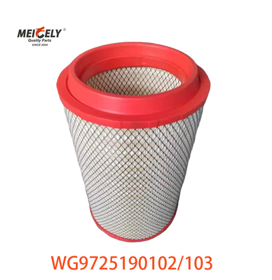 বায়ু ফিল্টার কোর WG9725190102 জন্য SINOTRUK HOWO WG9725190103