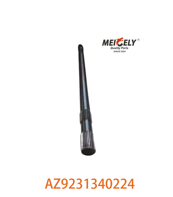 SINOTRUK HOWO ট্রাক অর্ধ-শ্যাফ্ট ডান স্টিলের উপাদান AZ9231340224