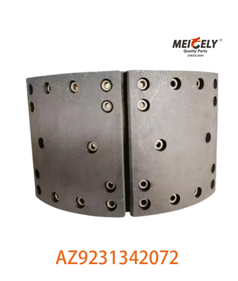 হাই পারফরম্যান্স AZ9231342072 SINOTRUK HOWO জন্য সেমি-মেটাল ব্রেক জুতো সমাবেশ