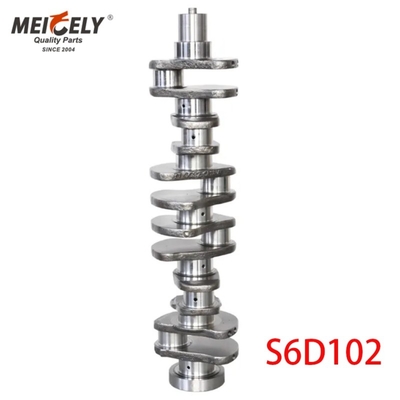 S4D102 S6D102 S6D107 S6D125 খননকারীর জন্য কাস্ট স্টীল কাস্ট ক্র্যাঙ্কশ্যাফ