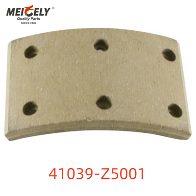 44066-Z5001 ব্রেক আস্তরণ 41039-Z5001 ট্রাকের জন্য স্ট্যান্ডার্ড টাইপ Dongfeng