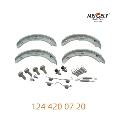 124 420 07 20 OEM পার্কিং ব্রেক জুতো সেট For Mercedes-Benz
