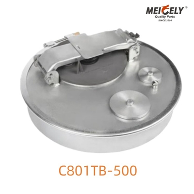 C801TB-500 কাস্ট আয়রন হুপড ম্যানহোল কভার ট্যাঙ্ক ট্রাকের আদর্শ সিল্যান্ট