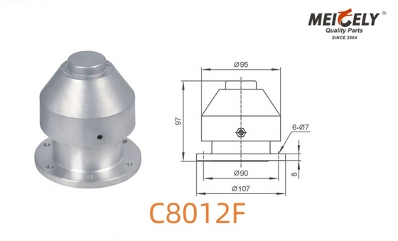C8012F বাহ্যিক ফ্ল্যাঞ্জ টাইপ স্টেইনলেস স্টীল ভেন্ট ভ্যালভ PV এক্সজেস্ট ভ্যালভ