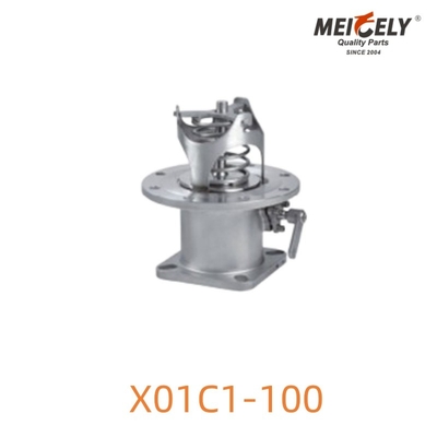 X01C1-100 স্টেইনলেস স্টীল ট্যাংক ট্রাক নীচের ভালভ নিরাপদ সিলিং সিস্টেম