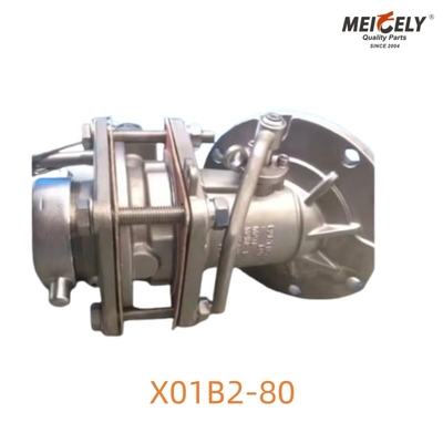X01B2-80 ক্লিনফ্লো ফুট ভালভ ট্যাঙ্ক ট্রাক অপারেশন জন্য অতি স্বাস্থ্যকর সমাধান