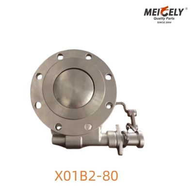 X01B2-80 ক্লিনফ্লো ফুট ভালভ ট্যাঙ্ক ট্রাক অপারেশন জন্য অতি স্বাস্থ্যকর সমাধান