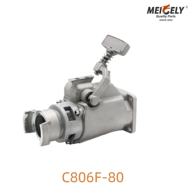 C806F-80 ট্যাংক ট্রাকের জন্য ভারী-ডুয়িং ইন্ডাস্ট্রিয়াল গ্রেড ডিসচার্জ কল ভালভ