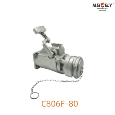 C806F-80 ট্যাংক ট্রাকের জন্য ভারী-ডুয়িং ইন্ডাস্ট্রিয়াল গ্রেড ডিসচার্জ কল ভালভ
