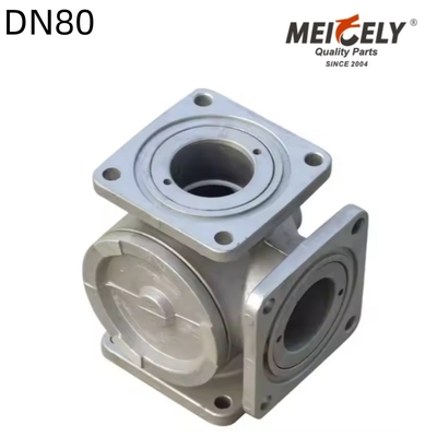 একমুখী / তিনমুখী ফ্ল্যাঞ্জ বল ভালভ QF01Y-80 DN80 জল ট্যাঙ্ক ট্রাক জন্য