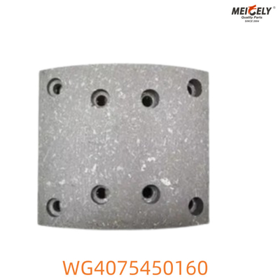 WG4075450160 হাও ব্রেক প্যাড সর্বোত্তম স্টপিং পাওয়ারের জন্য নির্ভরযোগ্য ঘর্ষণ উপাদান