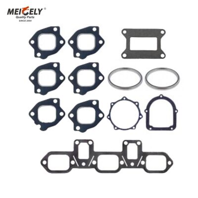 OEM 126SB147 Heat-Resistant Multi-Layer Metal Composite Manifold Gasket Set with Laser-Cut Dimensions for Mack Truck Engines