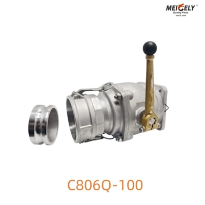 C806Q-100 ভারী দায়িত্ব ট্যাঙ্ক ট্রাক জন্য টেকসই আনলোডিং বল ভালভ