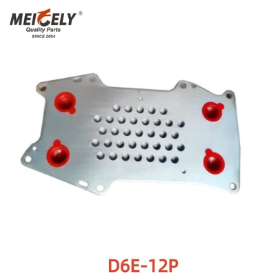 উচ্চ মানের Excavator খুচরা যন্ত্রাংশ ইঞ্জিন তেল কুলার D6E-12P 04254427 জন্য কভার কোর Assy